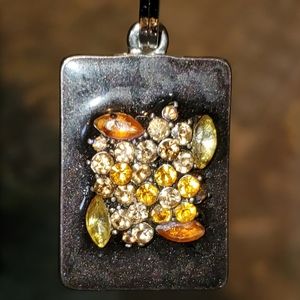 Elco Sterling and Crystal Keyring